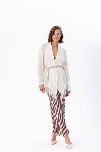 Berr-ın Tassel Knitwear Cardigan 9101