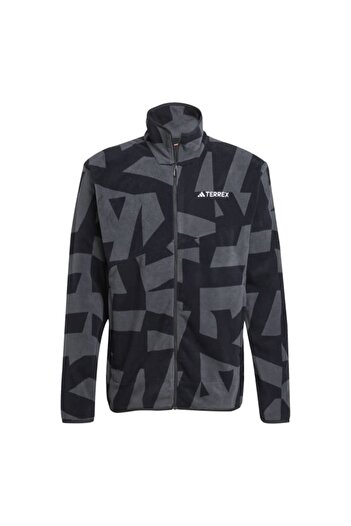 adidas Μπλούζα με φερμουάρ Terrex Multi Printed Full-Zip Fleece
