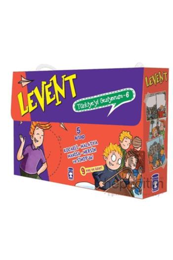 Timaş Yayınları Levent Türkiye'yi Geziyorum 6 Set (5 Kitap Takım)