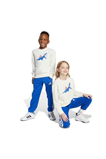 adidas Seasonal Essentials Adiraptor Fleece Jogger Tracksuit Set Small Child