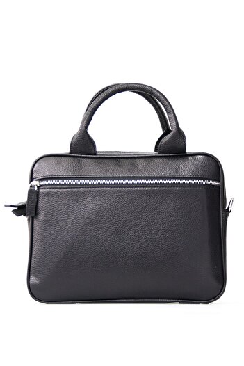 GUARD Genuine Leather Black Unisex Daily Bag 1714.g.01