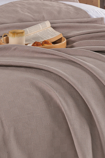 Isessia Loya 100% Cotton Single Pike Blanket |   Bedspread |   Armchair Cover |   160X230Cm