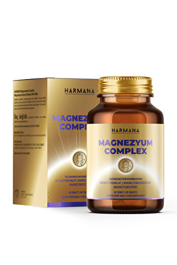 HARMANA Magnesium Complex (Bisglycinate, Citrate, Malate)60 Tablets