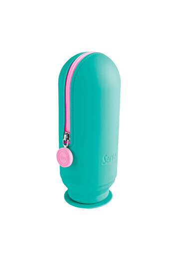 Serve Hoop Vacuum Silicone Pencil Case Mint Green