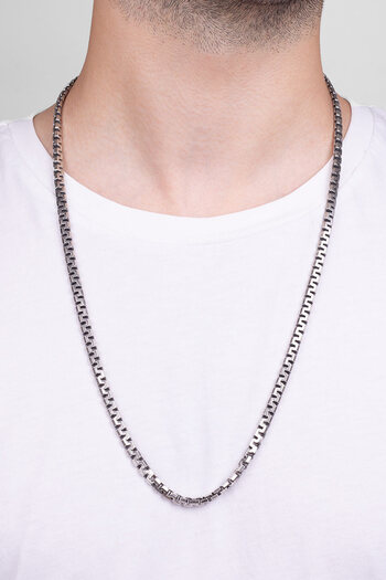 So CHIC... Italian Style Silver Men's Necklace