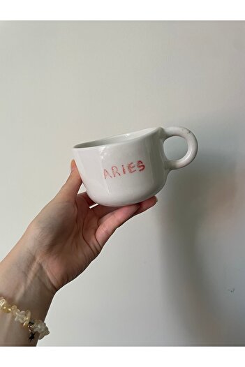 Nouis Handmade Aries Zodiac Ceramic Mug
