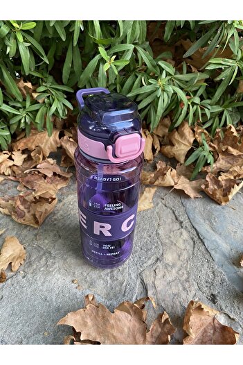 MUBX Motivational Water Bottle Transparent 800ml Water Bottle Sports Water Bottle Bpa Free (with Strap)