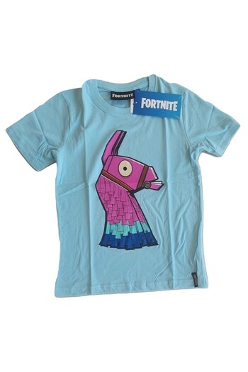 Fortnite Tricou Fortnite, Epic Games, Llama, 13-14 ani, Albastru deschis