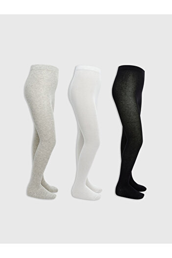 LC Waikiki Quality Parts from Çelebi Store |   Basic Girls' Pantyhose 3-Pack