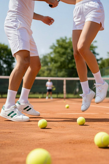 BENİSA ÇORAP Unisex White Tennis Socks College 6-Pack