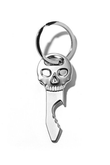 Gadget Master Bottle Opener and Skull Keychain