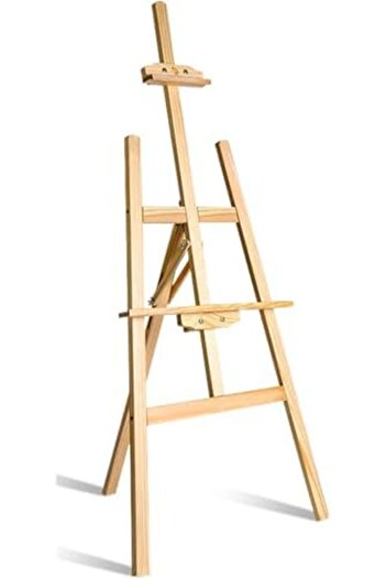 Slasa 120 cm Wooden Stand by - Tripod Easel for Canvas, Signs and Art Display