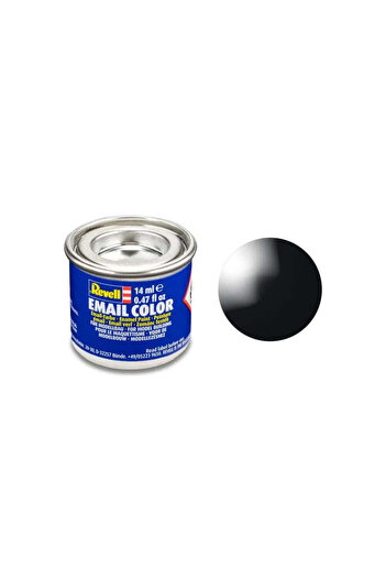 REVELL Vopsea negru lucios pentru modelism 14 ml