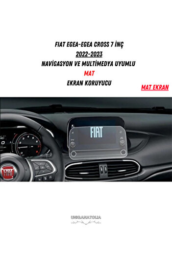 UniqAnatolia Fiat Egea-Egea Cross 2022-2023 Navigation and Multimedia Compatible Matte Screen Protector