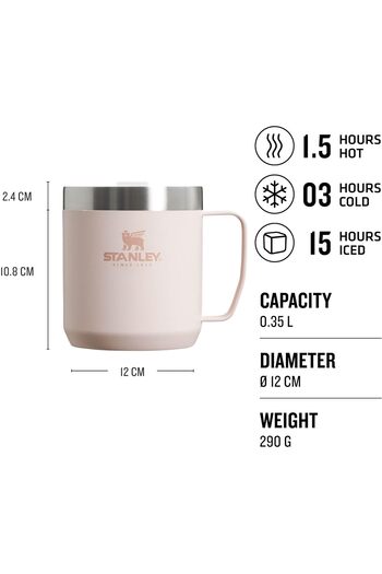 Generic STANLEY Classic Legendary Camp Mug 0.35L - Vacuum Insulated Stainless Steel Mug - Rose Quartz