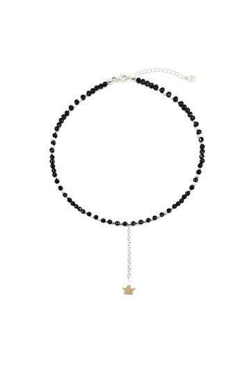 Lexy's Boutique Colier, ajustabil, din argint 925, Lexy's Boutique, pietre semipretioase spinel si perle, max. 43 cm