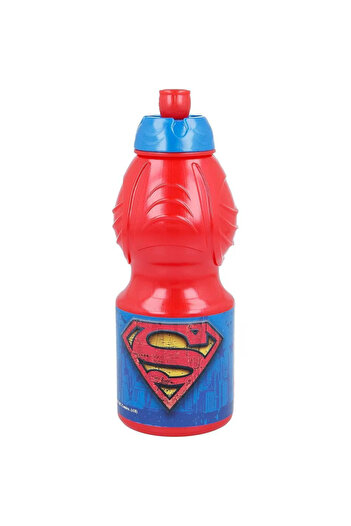 Superman Sport bottle, 400 ml, red, Symbol