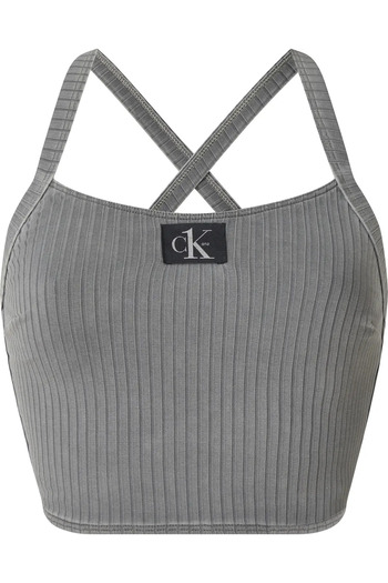Calvin Klein BRALETTE LONGLINE Kadın Siyah Bikini Üstü