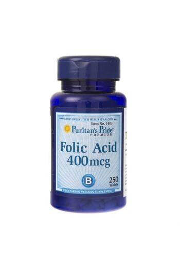 Belora Food supplement Folic acid 400 mcg - 250 tablets