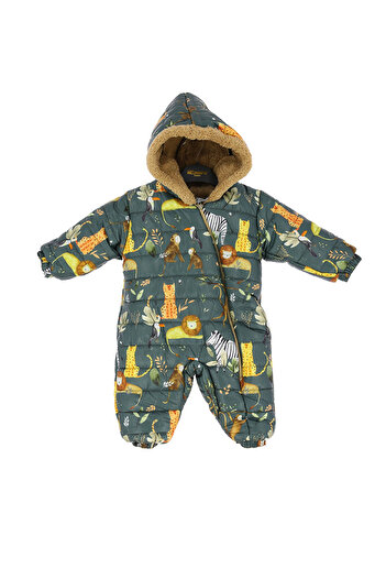 CRASSİ Baby Boy Jumpsuit Safari Printed