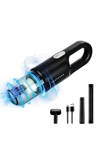SINZO Aspirator de mana pentru Masina si Uz casnic, Fara fir, Reincarcabil, 8.000 PA, cu filtru HEPA