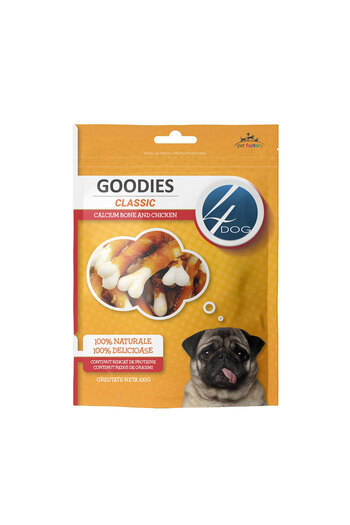 Petfactory Dog Treats Calcium Bone & Chicken Goodies 100 gr, 4Dog