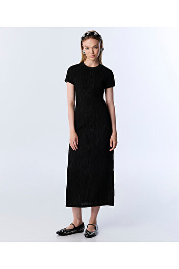 Twist DOKULU CUTOUT ELBİSE