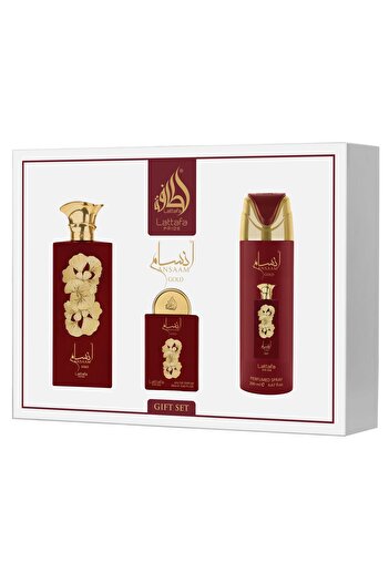 lattafa Gift set Ansaam Gold -3pc For Unisex