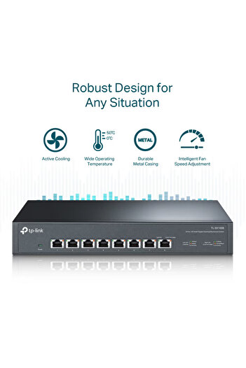 TP-LINK Switch TL-SX1008, 8 ports