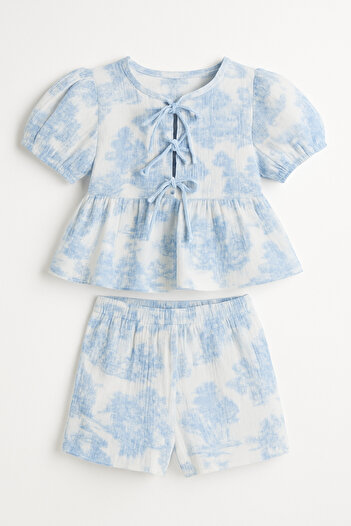 greenmoss Muslin Girl's Set