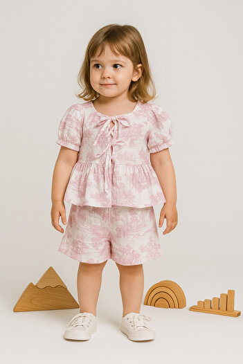 greenmoss Muslin Girl's Set