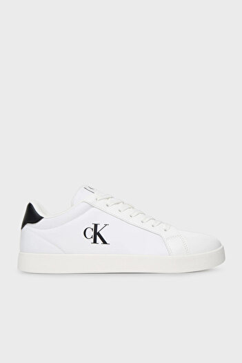 Calvin Klein Logolu Sneaker Ayakkabı YM0YM0121301W Erkek AYAKKABI YM0YM01213 01W