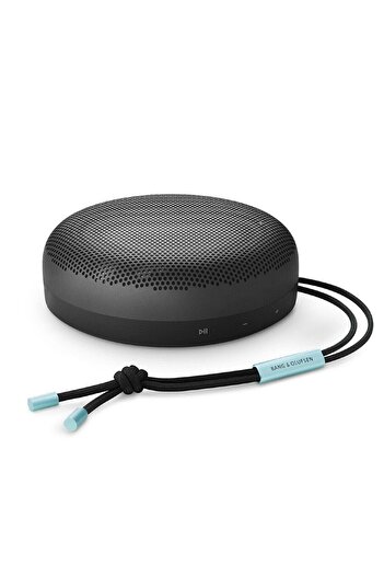 BANG & OLUFSEN بيوساوند A1 الجيل الثاني من مكبر الصوت بيوساوند A1 - مكبر صوت بلوتوث مقاوم للماء، محمول، ميكروفون، صوت 360 درجة - أنثراسايت أكسجين