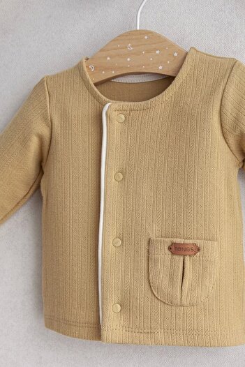 emosavm Little Bear 5-Piece Bodysuit Set 5445 Mustard