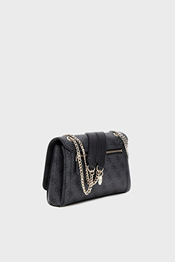 Guess Anadela Women's Anthracite Shoulder Bag Hwbg9672210-Clo