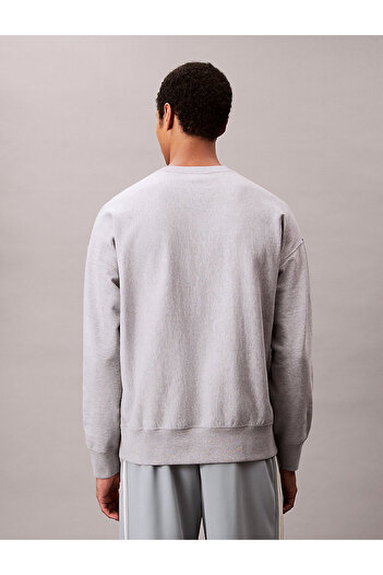 Calvin Klein Erkek Gri Sweatshirt