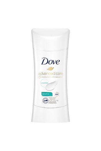 Dove Pack of 12 Advanced Care Deodorant - Sensitive (74g)