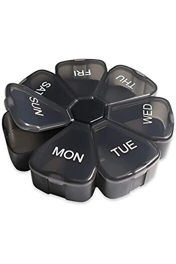 X SPRING Large Weekly Pill Organizer, 7 Day Portable Pill Box Case for Vitamin, Moisture Proof Pill