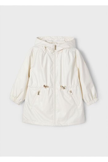 MAYORAL Summer - Seasonal Girls' Windbreaker Raincoat - Cream