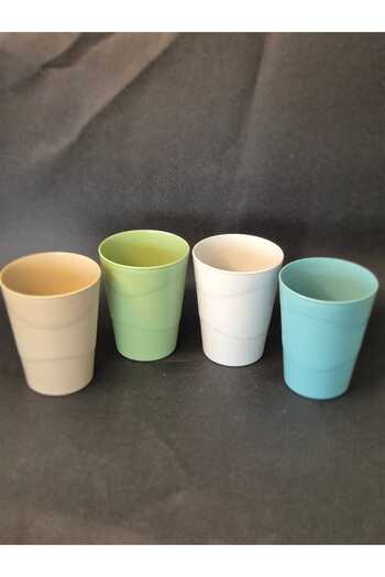 Titiz Plastik Titiz Plastic Cup Set of 4 300 ml 10.1 oz