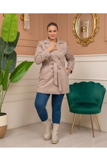 FUERTE XL Belted Trench Coat
