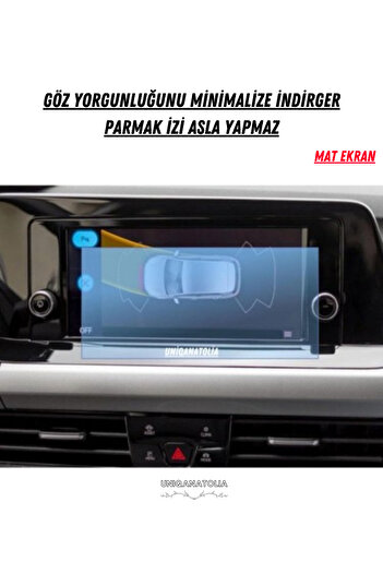 UniqAnatolia Volkswagen New Caddy 2022-2023 Navigation and Multimedia Compatible Matte Screen Protector
