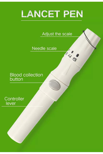 Eworld Portable Automatic Blood Glucose Meter with 50 Test Strips, Lancet Pen & 50 Lancets