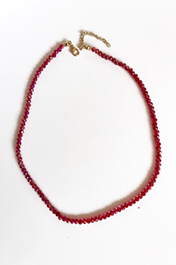 New Obsessions Red Necklace Earring Set