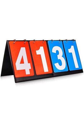 Arabest Scoreboard - 4 Digital Portable Table Top Scoreboard Flipper