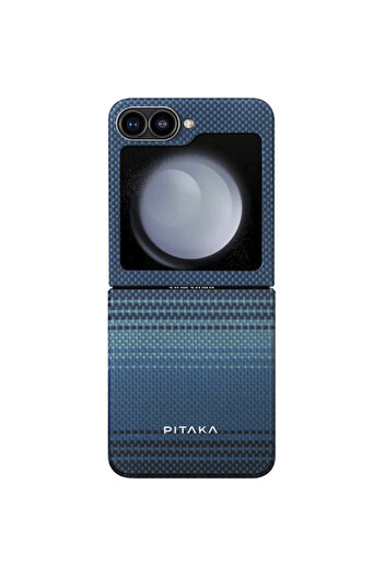 PITAKA Προστατευτική θήκη MagEZ 5 600D, Moonrise Ultra Slim Samsung Galaxy Z Flip 6, Μπλε