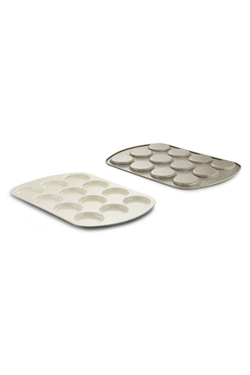drobina Dropina 12-compartment cookie mold, 42 cm, gray