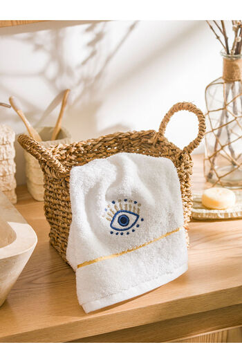 LC Waikiki Create Your Style from Uzg Store |   Cotton Eye Embroidered Face Towel 50X80 cm