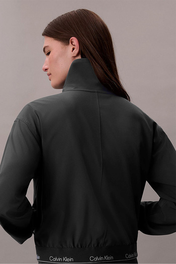 Calvin Klein Kadın Regular Fit Dik Yaka Rüzgarlık - Siyah