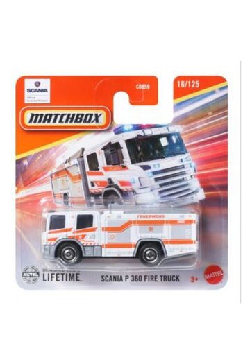 Matchbox Masinuta Matchbox, Scania P 360 Fire Truck, 1:64